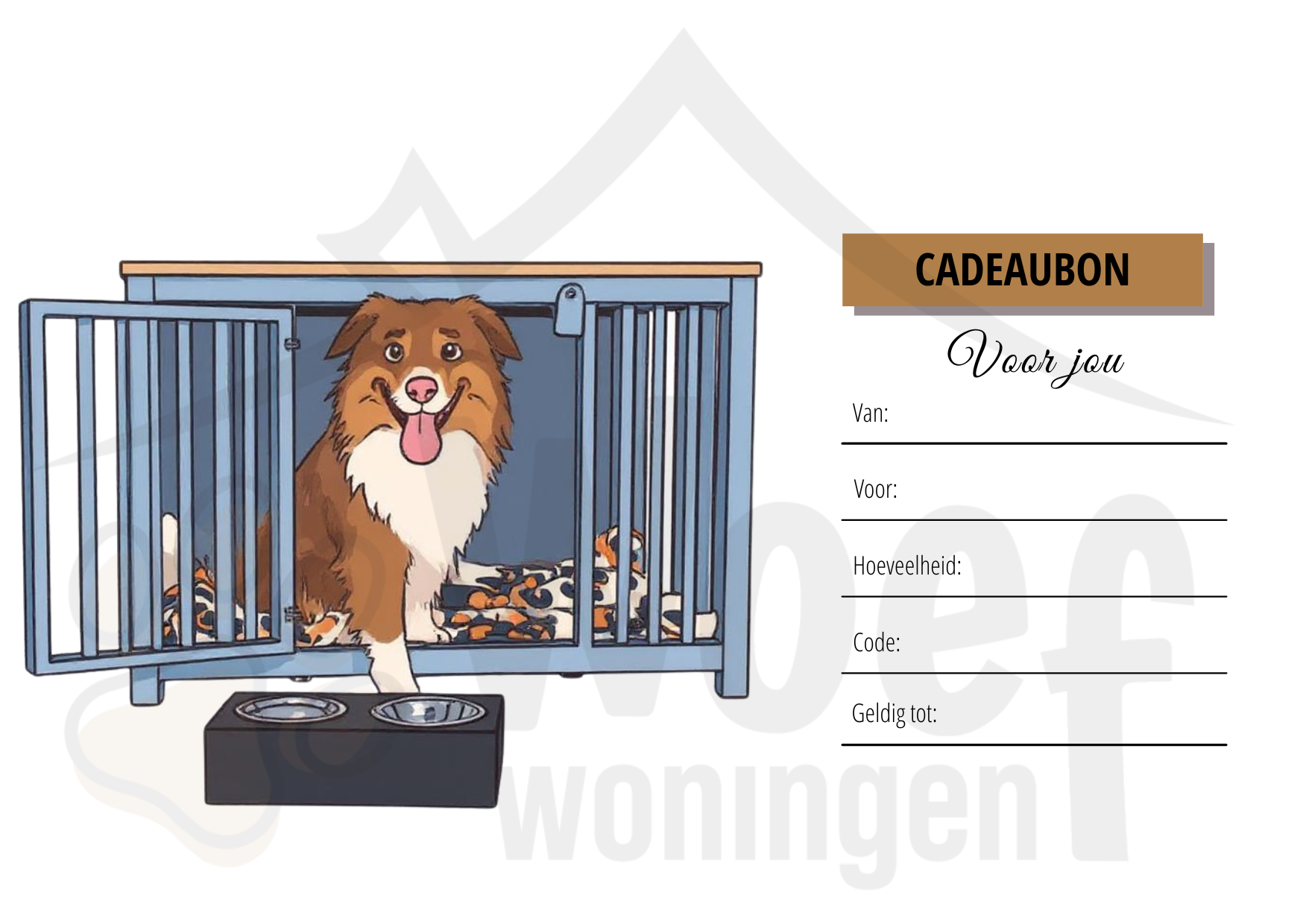 Cadeaubon Woefwoningen