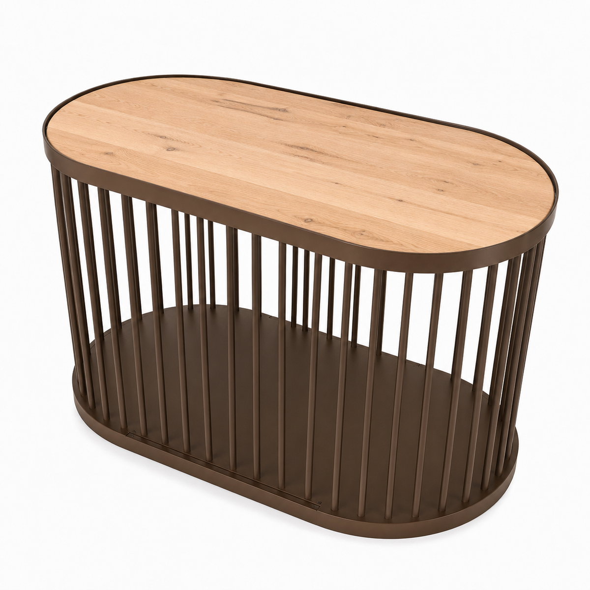 Ovale design hondenbench – close-up