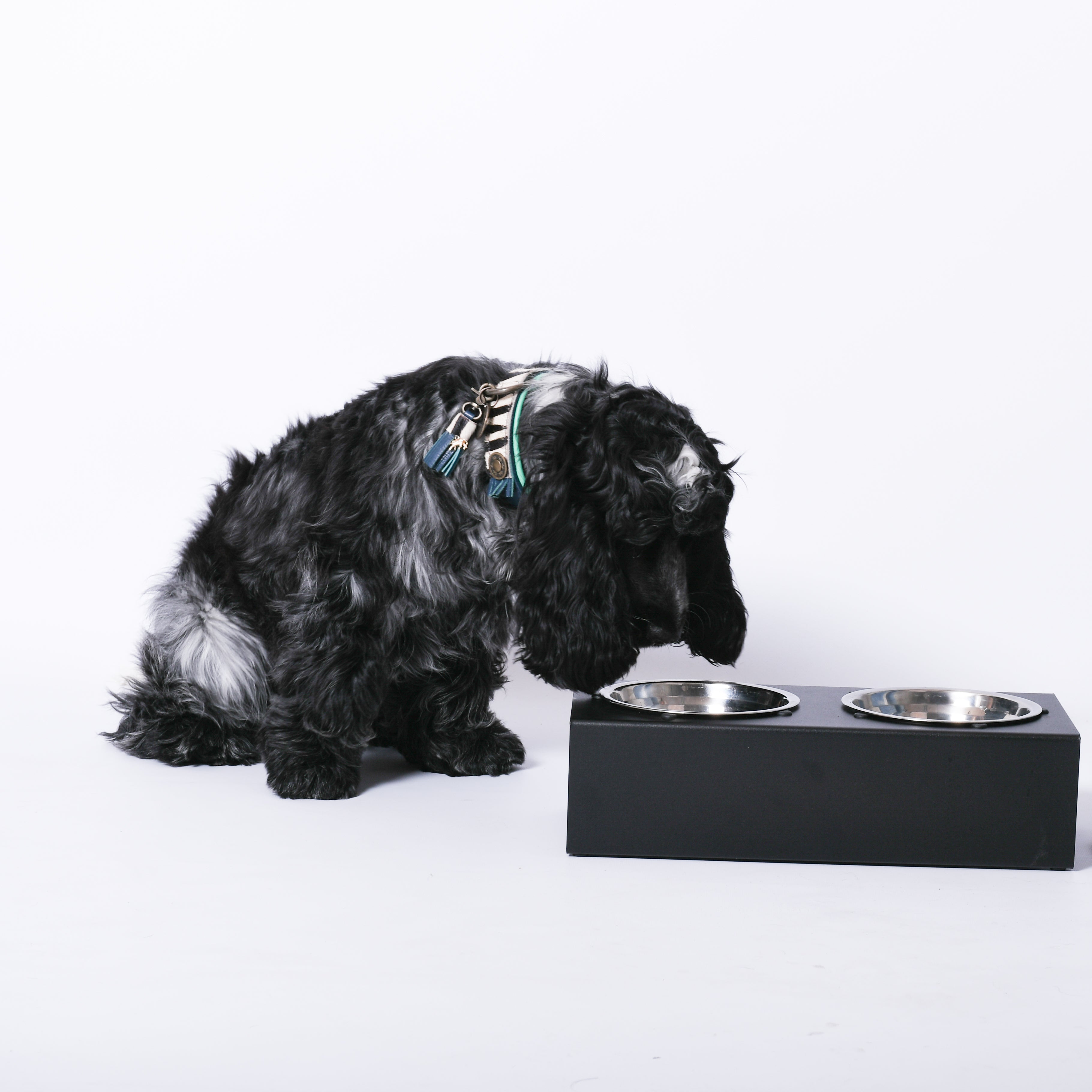 Honden voerbak staal