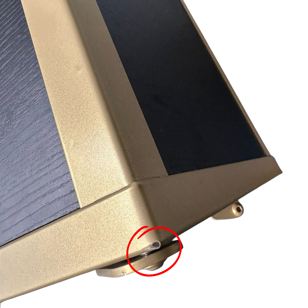 Huis XS Hondenbench Gold en Zwart ALLEEN AFHALEN!!